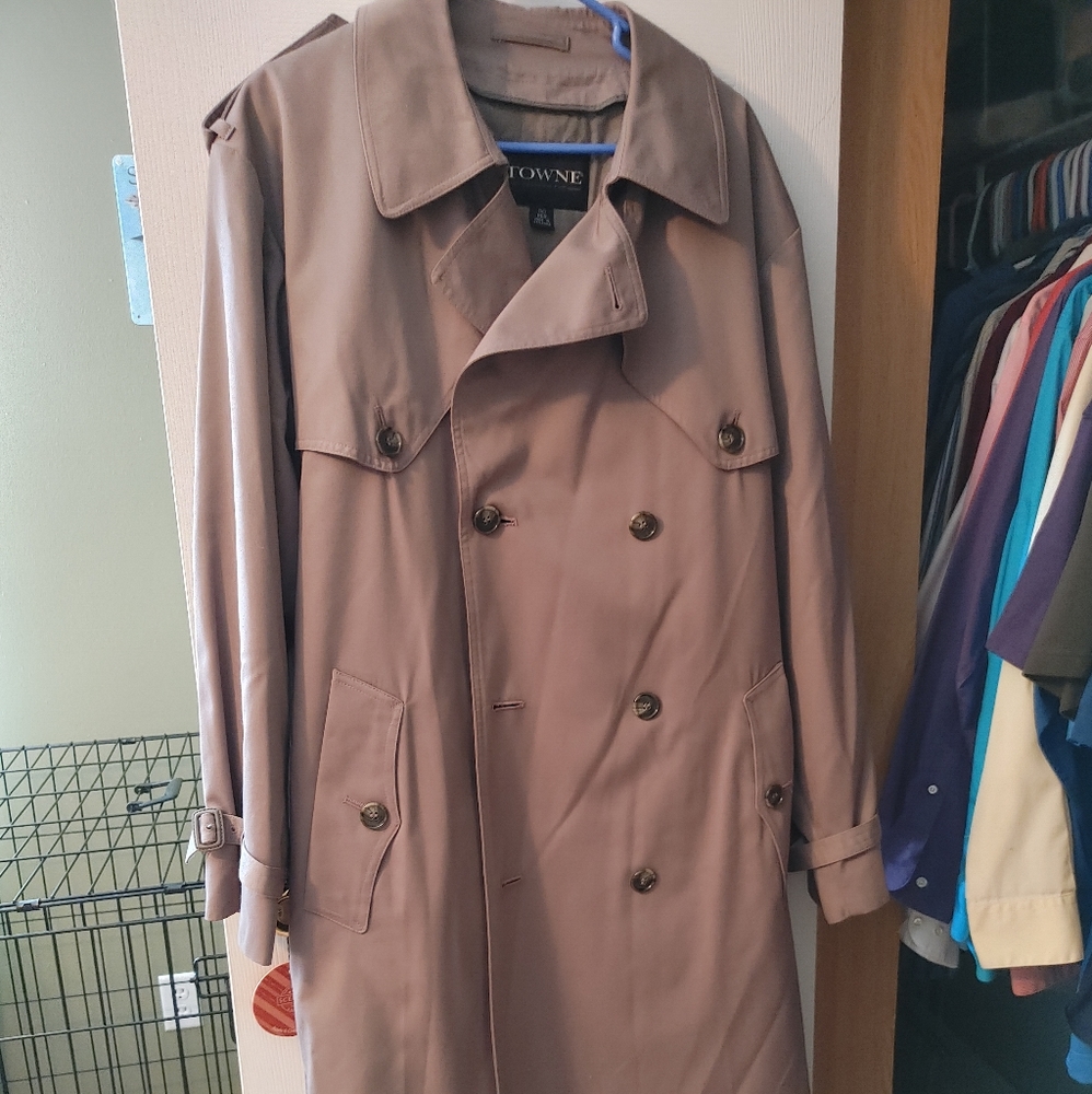 Man's trench coat